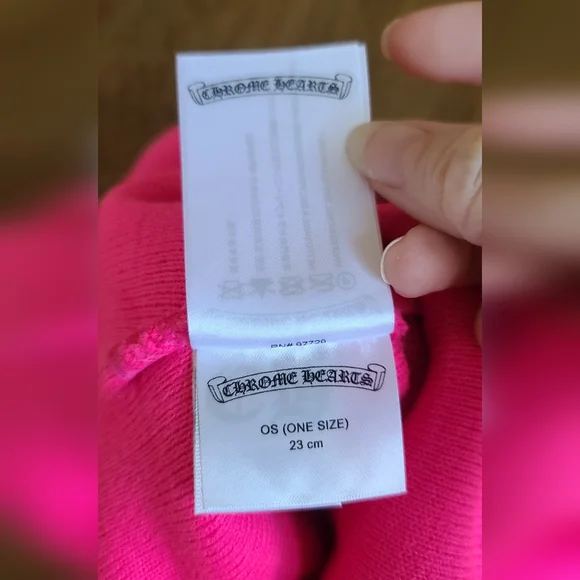 CHROME HEARTS cemetery cross patch beanie hat NWOT Never Worn - Picture 6 of 6